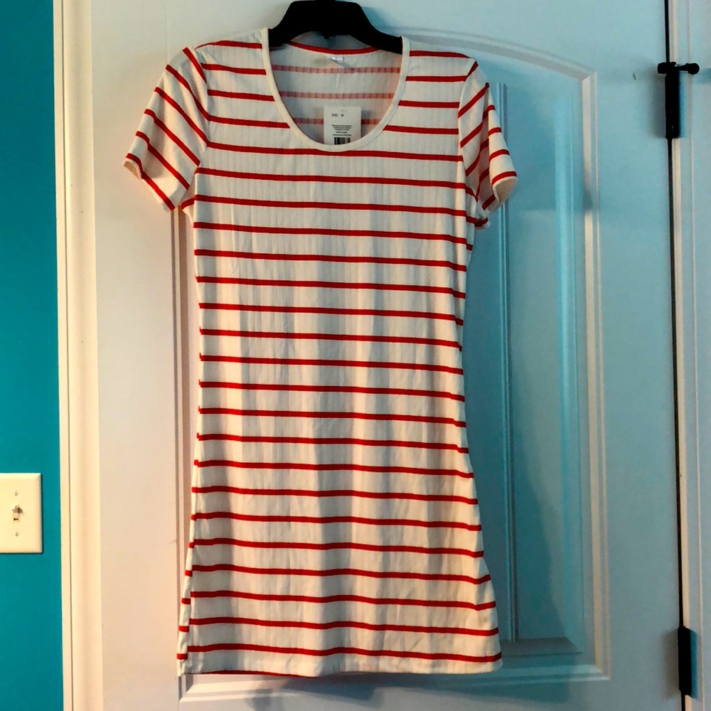 Red & White dress
